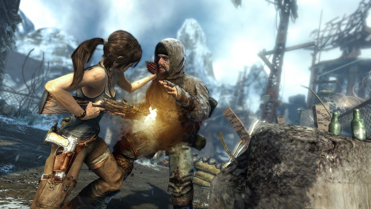 Die Story von der zartbesaiteten, pazifistischen Lara Croft steht im Widerspruch zur Spielmechanik des schonungslosen Death Count.