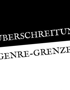 Die Überschreitung von Genre-Grenzen titel die ueberschreitung genre 233x300 - Die Überschreitung von Genre-Grenzen